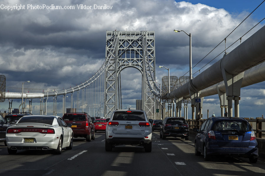 Automobile, Car, Vehicle, Freeway, Road, Parking, Parking Lot
