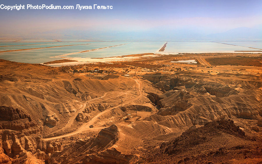 Canyon, Outdoors, Valley, Desert, Aerial View, Plateau, Field