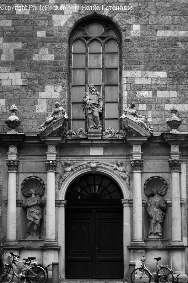 People, Person, Human, Art, Gargoyle, Statue, Tricycle