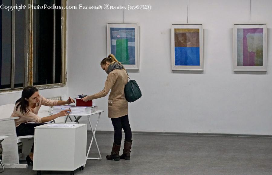 People, Person, Human, Art, Painting, Box, Cardboard
