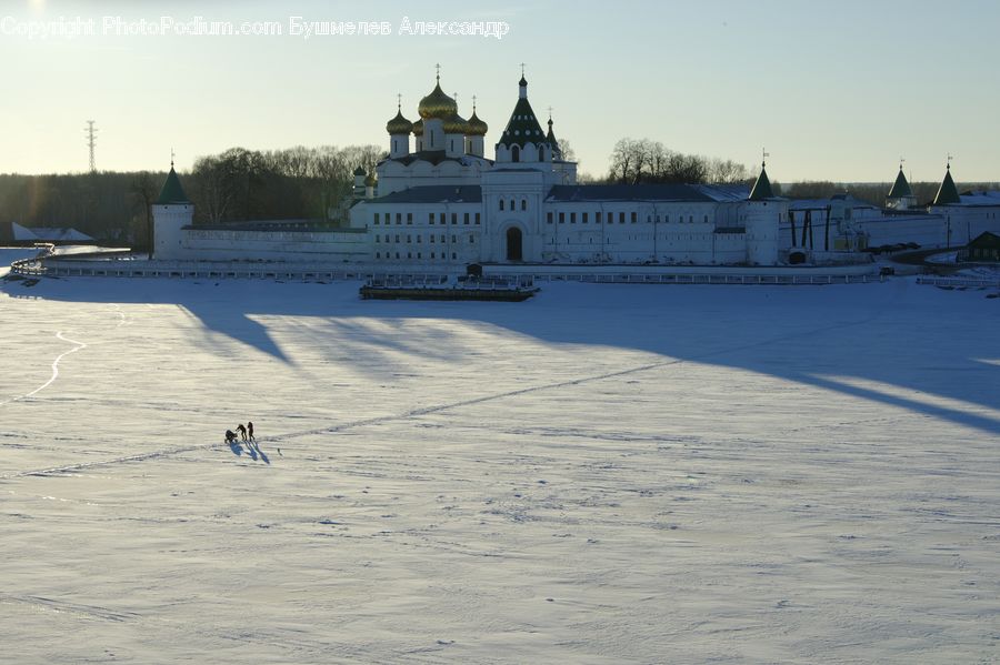 Icebreaker, Ship, Vessel, Architecture, Castle, Fort, Arctic