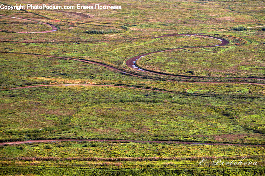 Labyrinth, Maze, Dirt Road, Gravel, Road, Field, Grass