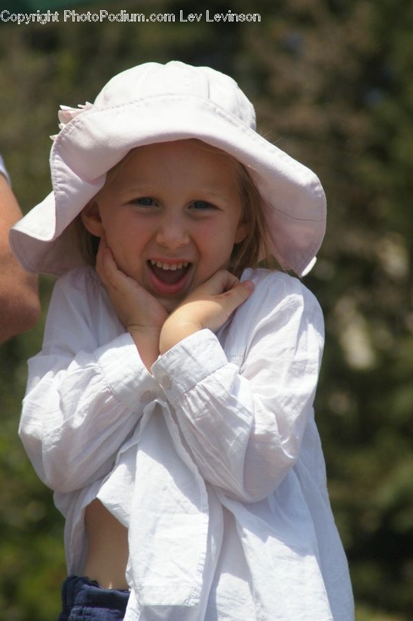 Human, People, Person, Bonnet, Hat, Leisure Activities, Dimples