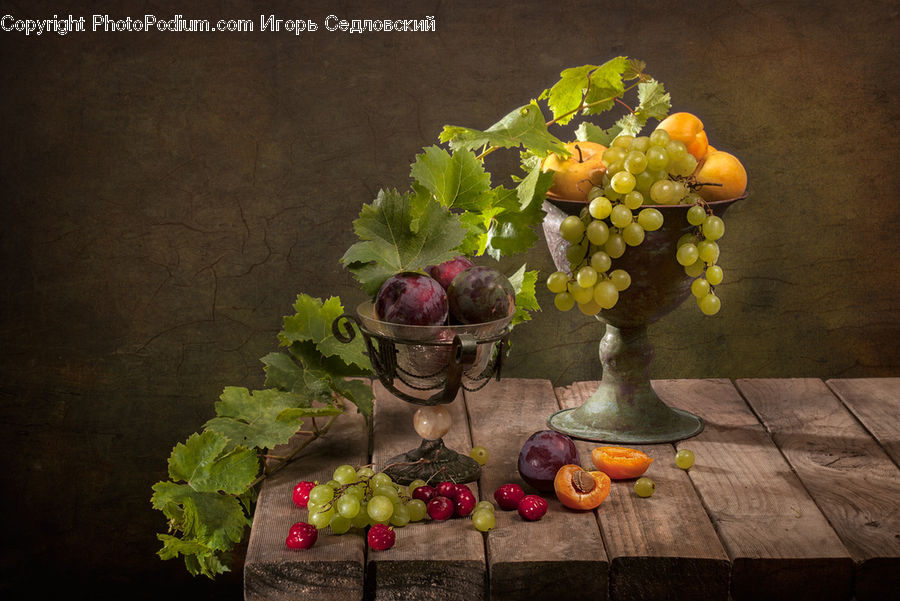 Fruit, Grapes, Floral Design, Flower, Flower Arrangement, Flower Bouquet, Ikebana