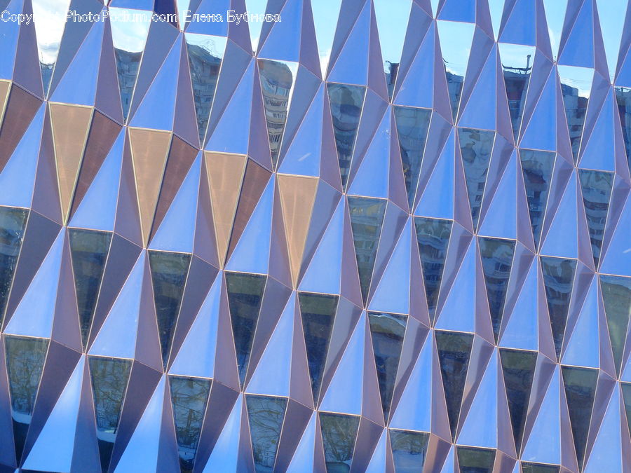 Triangle, Building, Architecture, Dome, Office Building, City, High Rise