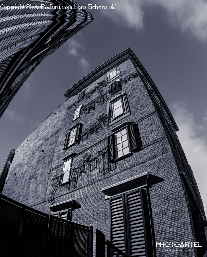 Brick, Building, Architecture, City, Downtown, High Rise, Skyscraper