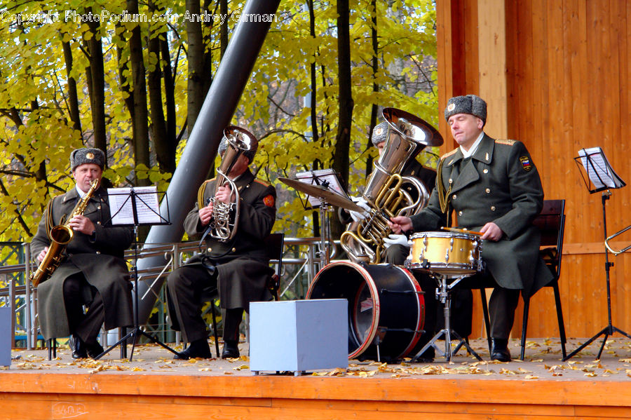 People, Person, Human, Brass Section, Euphonium, Musical Instrument, Tuba