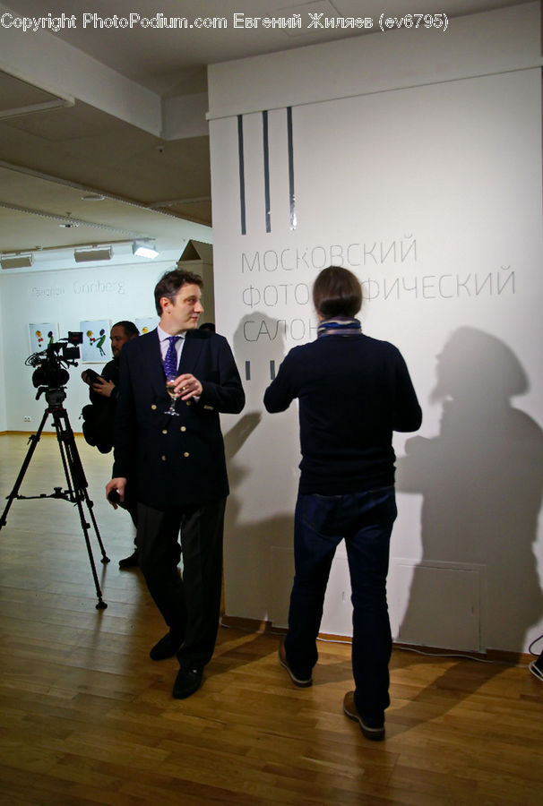 Human, People, Person, Tripod, Clothing, Overcoat, Suit