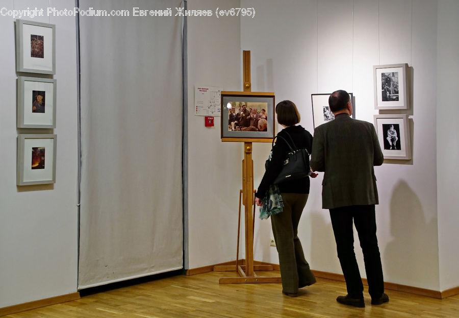 Human, People, Person, Art, Art Gallery, Back, Modern Art