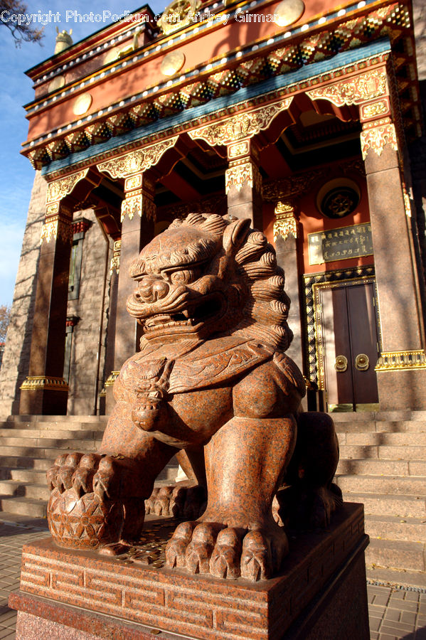 Architecture, Shrine, Temple, Worship, Ancient Egypt, Art, Sculpture