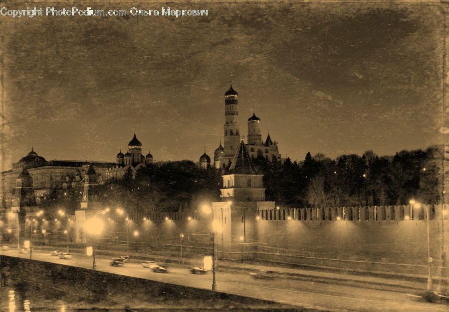 Flood, Fountain, Water, City, Downtown, Harbor, Port