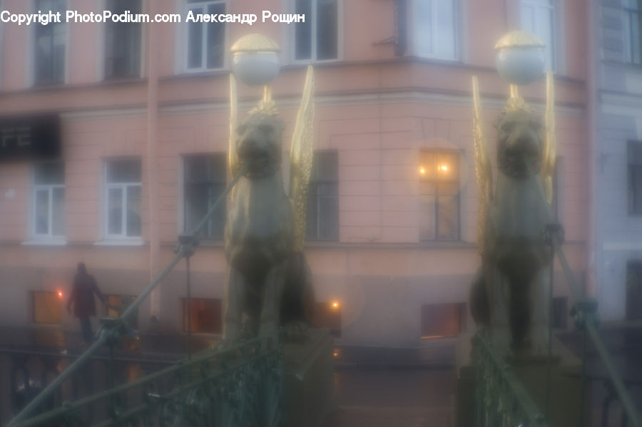 Fountain, Water, Costume, Building, Housing, City, Downtown