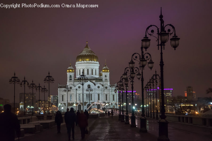 Architecture, Cathedral, Church, Worship, Pedestrian, Person, City