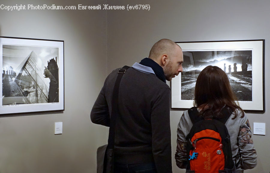 People, Person, Human, Backpack, Bag, Art, Modern Art
