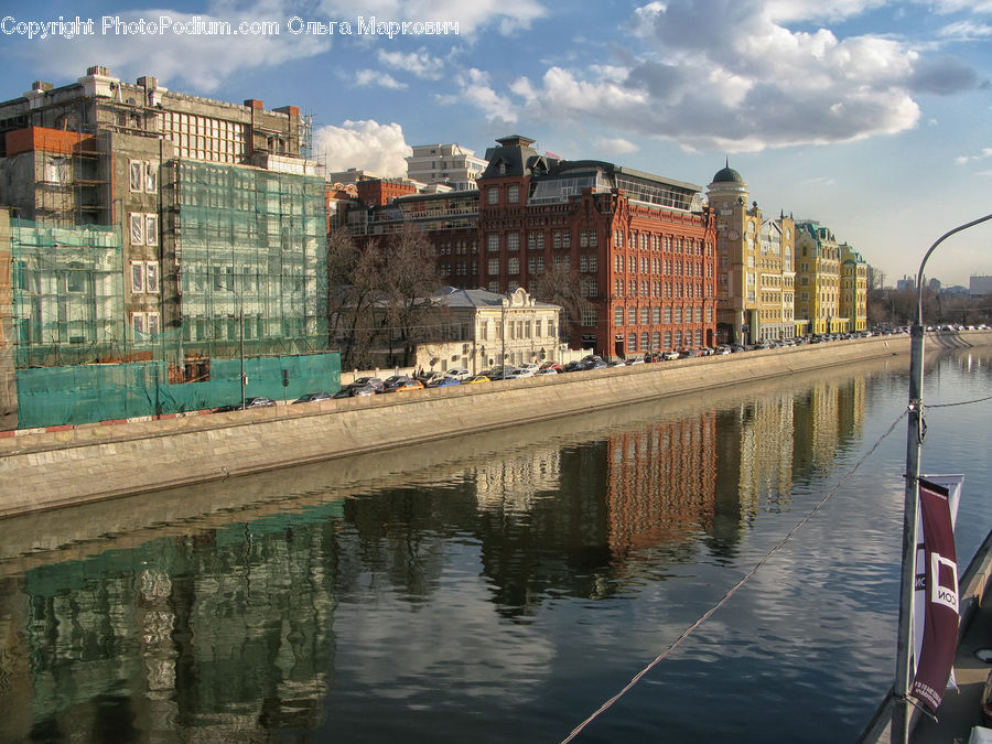 Canal, Outdoors, River, Water, Boat, Watercraft, Dock