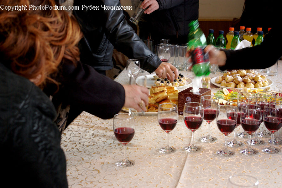 Glass, Dinner, Food, Meal, Supper, Alcohol, Beverage