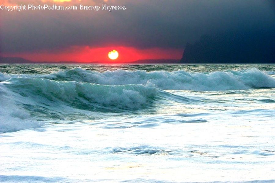 Outdoors, Sea, Sea Waves, Water, Beach, Coast, Ocean