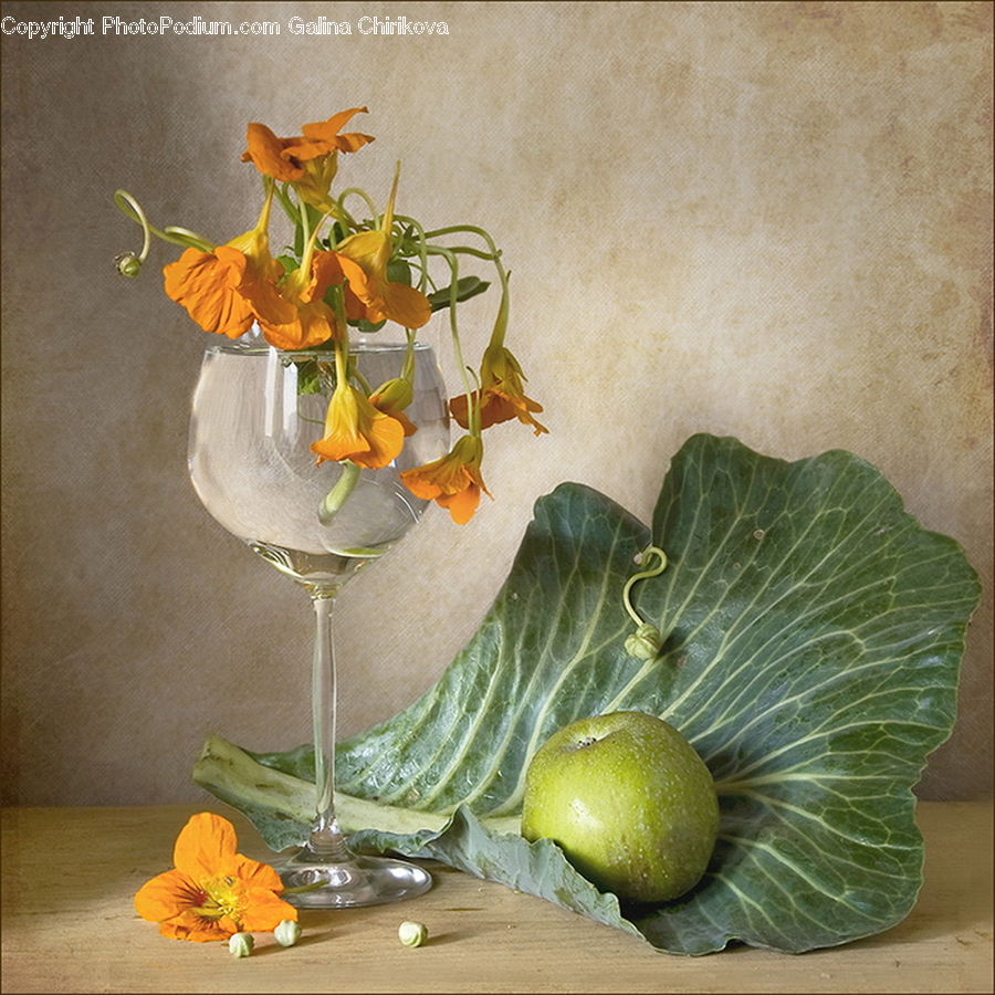 Glass, Goblet, Floral Design, Flower, Flower Arrangement, Flower Bouquet, Ikebana