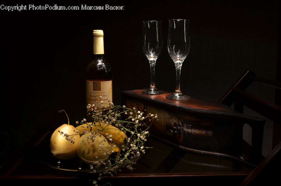 Glass, Goblet, Beverage, Wine, Wine Glass, Accessories, Flower