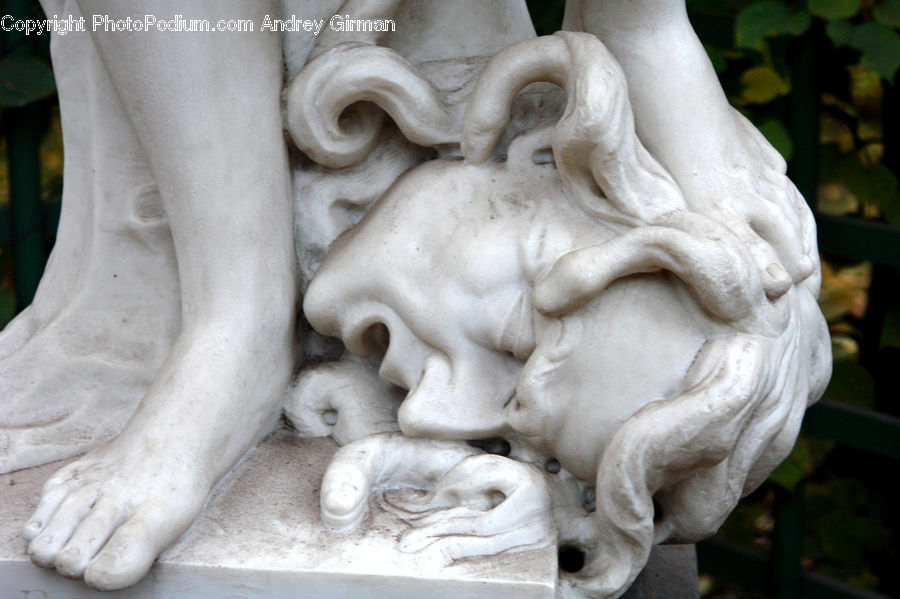 Art, Sculpture, Statue, Gargoyle, Head, Portrait