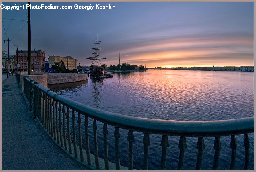 Boat, Watercraft, Boardwalk, Deck, Path, Sidewalk, Walkway
