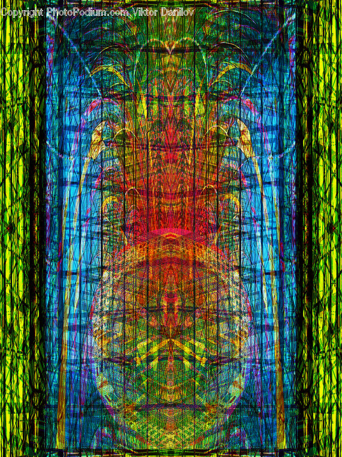 Art, Stained Glass, Mosaic, Tile