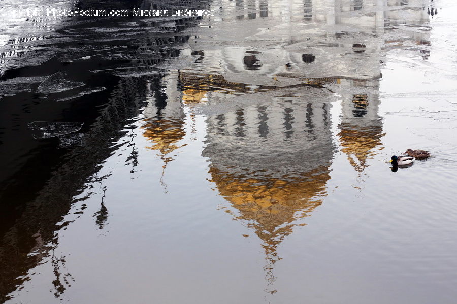 Puddle, Outdoors, Ripple, Water, Sea, Harbor, Port