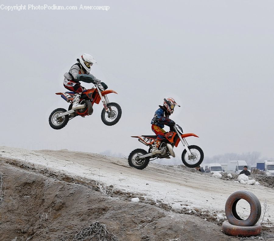 People, Person, Human, Tire, Motocross, Motorcycle, Motor