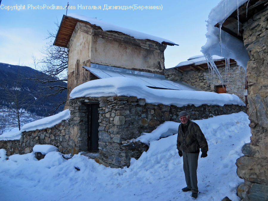 Human, People, Person, Ice, Icicle, Snow, Winter