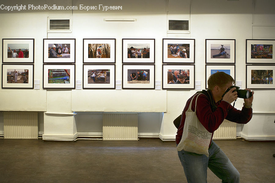 People, Person, Human, Art, Art Gallery, Monitor, Screen
