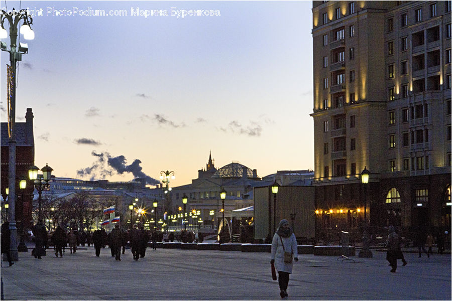 Architecture, Downtown, Plaza, Town Square, Marching, Parade, Carnival