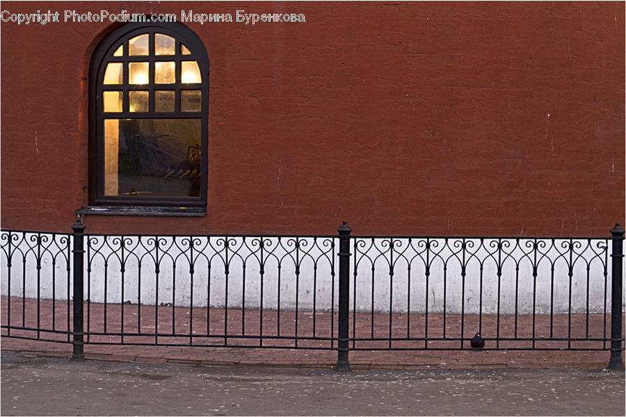Window, Brick, Fireplace, Hearth, Balcony, Art, Building