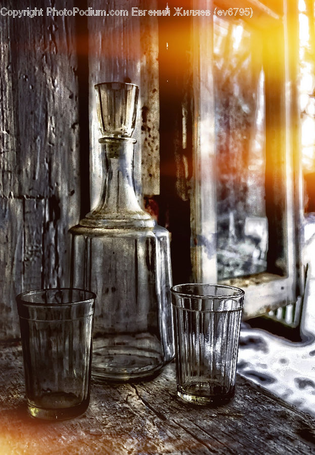 Glass, Beverage, Drink, Cup, Jar, Lab, Dining Room