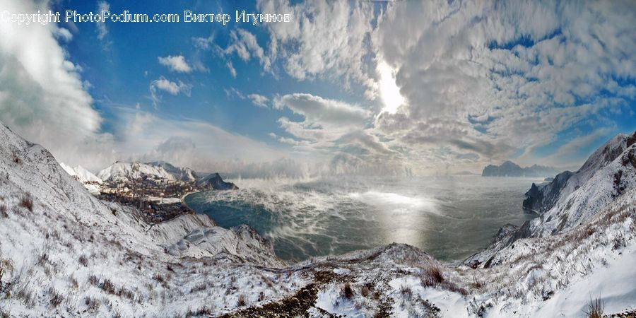 Alps, Crest, Mountain, Peak, Arctic, Glacier, Ice