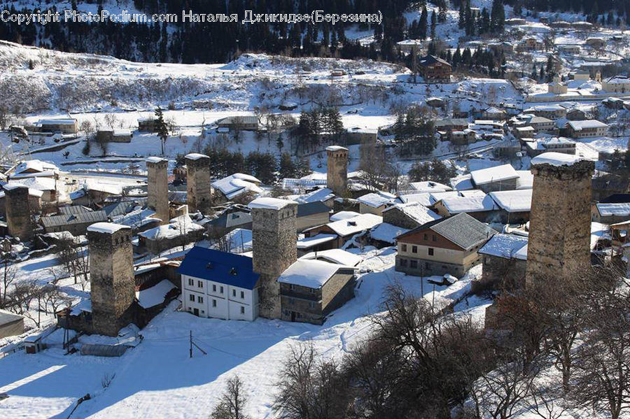 Aerial View, Ice, Outdoors, Snow, Landscape, Nature, Scenery