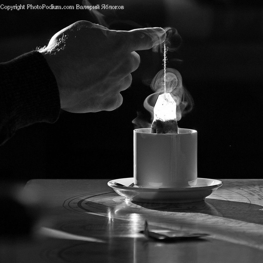 Cup, Candle, Porcelain, Saucer, Coffee Cup, Smoke, Beverage