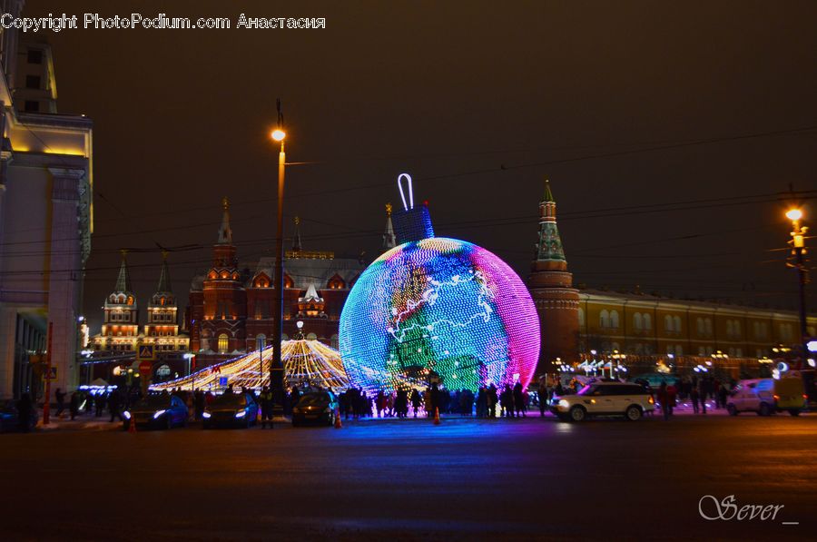 Bubble, City, Downtown, Night, Outdoors, Urban, Architecture
