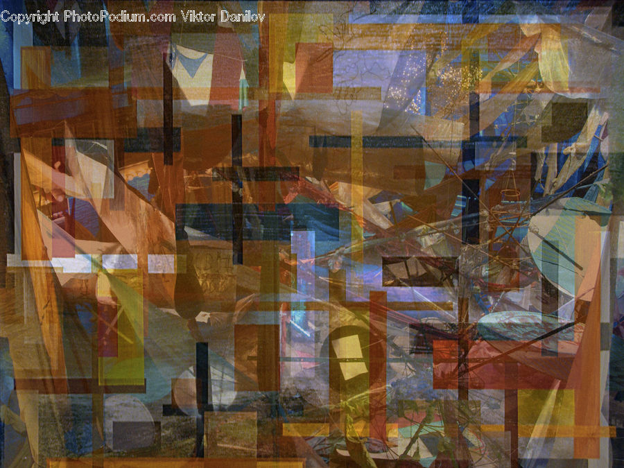 Art, Mosaic, Tile, Collage, Poster, Modern Art, Home Decor