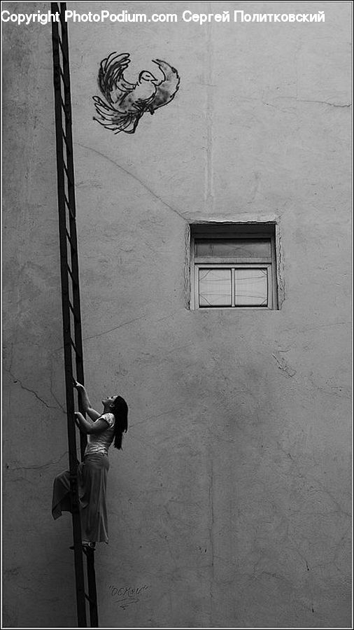 Fence, Wall, Stencil, Pole, Art, Drawing, Emblem