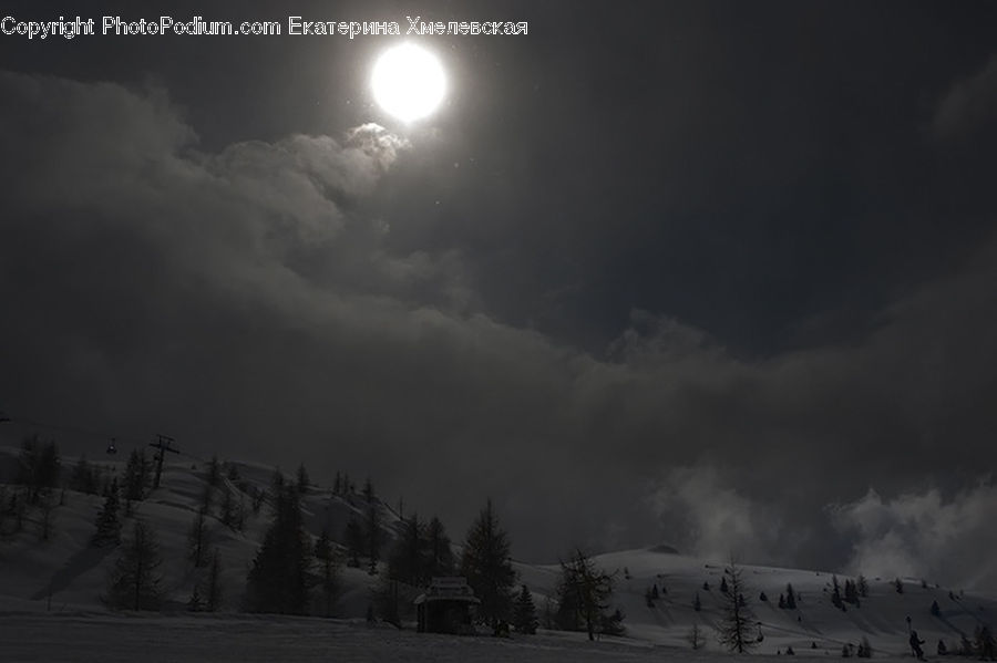 Astronomy, Moon, Night, Outdoors, Space