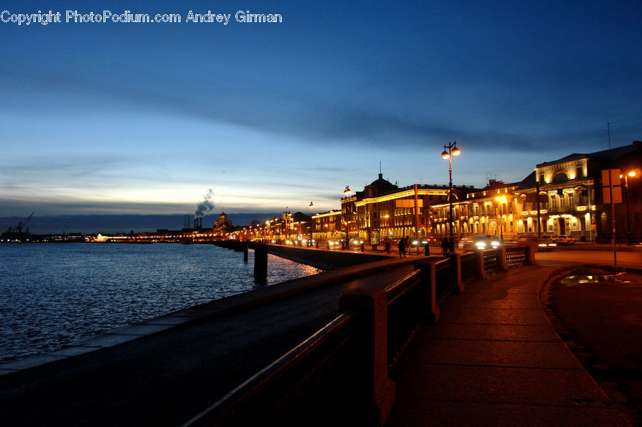 Boardwalk, Deck, Path, Sidewalk, Walkway, Waterfront, City