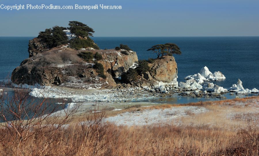 Coast, Outdoors, Sea, Water, Cliff, Promontory, Rock