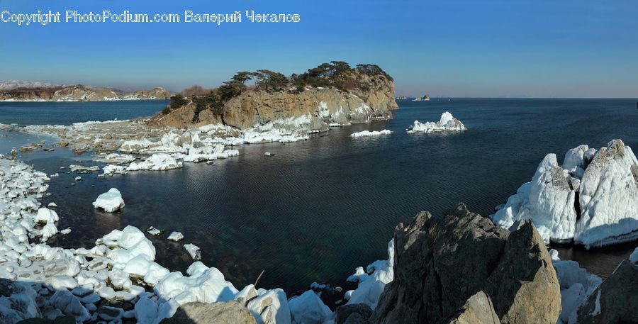 Promontory, Coast, Outdoors, Sea, Water, Arctic, Glacier