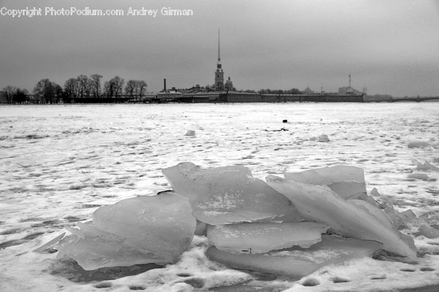 Ice, Outdoors, Snow, Sea, Water, Sand, Soil