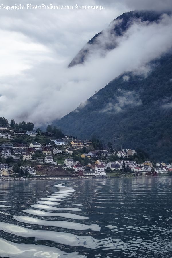 Outdoors, Ripple, Water, Alps, Crest, Mountain, Peak
