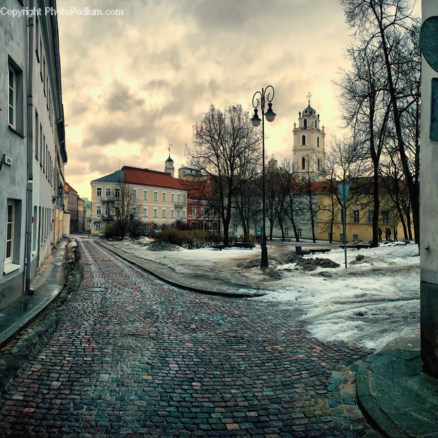 Cobblestone, Pavement, Walkway, Downtown, Neighborhood, Town, Alley