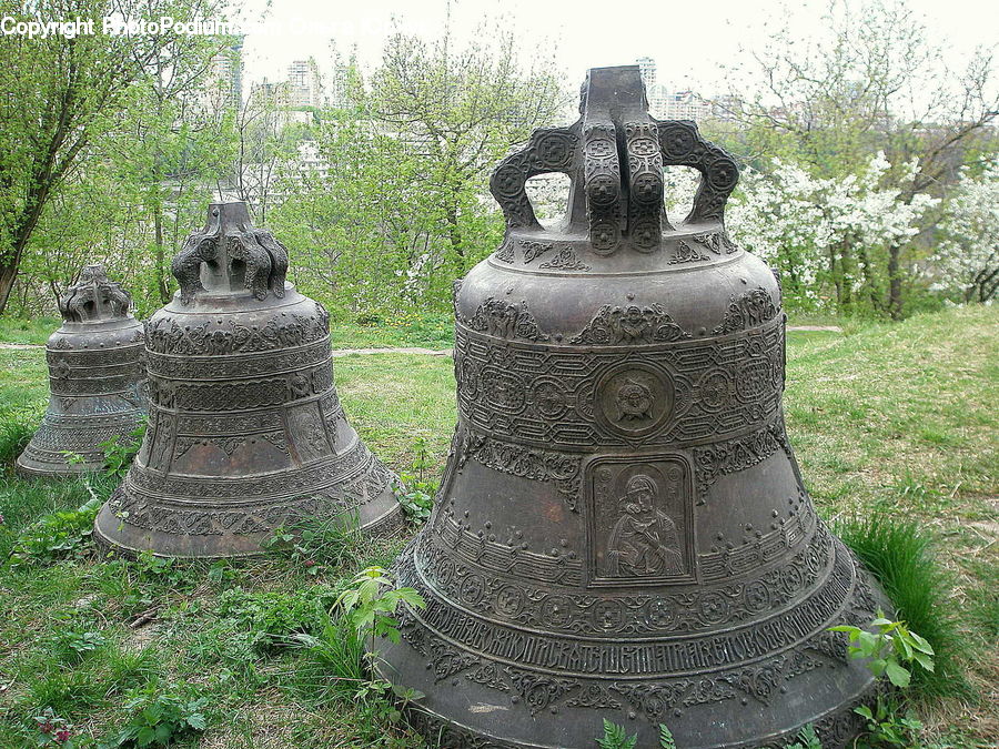 Cannon, Weaponry, Tomb, Blossom, Flora, Flower, Plant