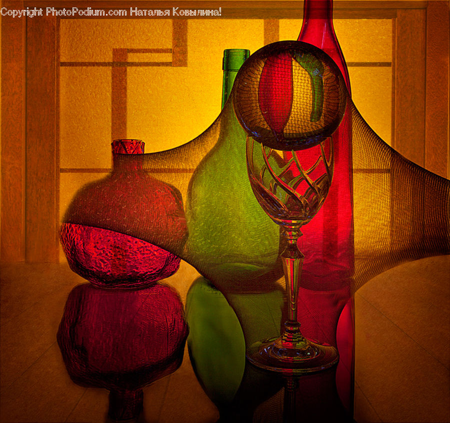 Glass, Goblet, Art, Modern Art, Furniture, Footwear, Shoe