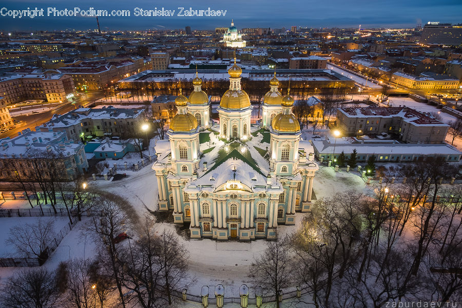 Ice, Outdoors, Snow, Architecture, Cathedral, Church, Worship