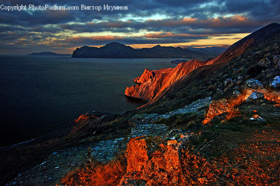 Dawn, Dusk, Sky, Sunrise, Sunset, Coast, Outdoors